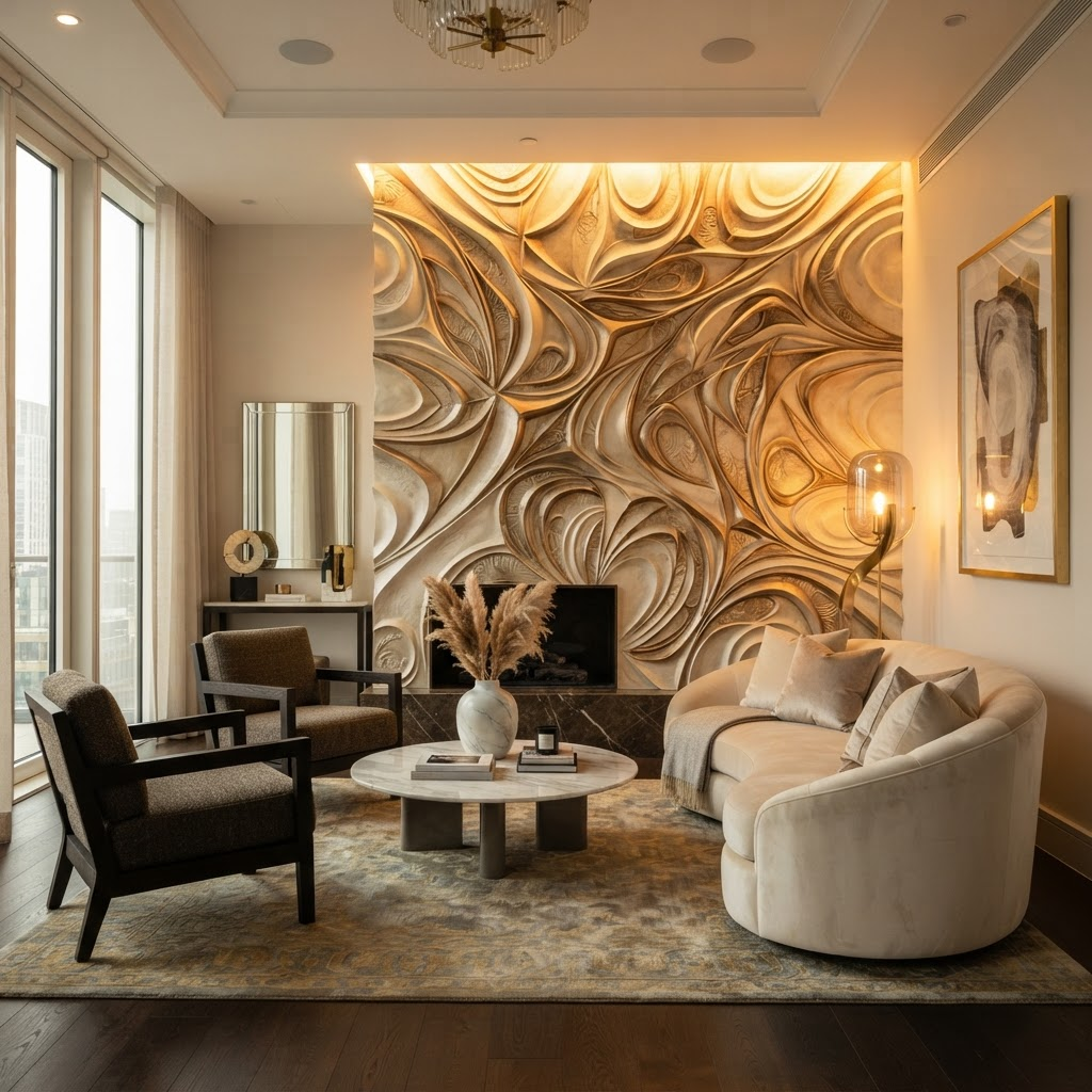 Luxury texture wall finish