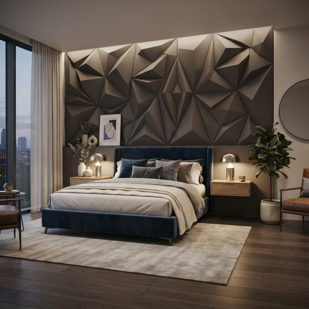 Modern decorative wall art texture